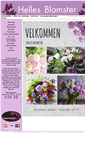 Mobile Screenshot of hellesblomster.com